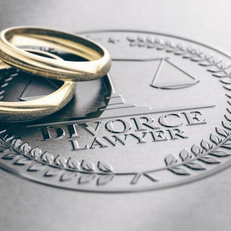Wedding rings and divorce lawyer